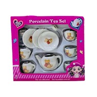 Set de Té de Porcelana Diseño de Ositos